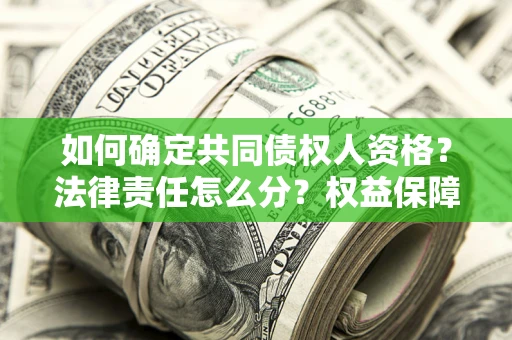 武汉如何确定共同债权人资格？法律责任怎么分？权益保障技巧揭秘！