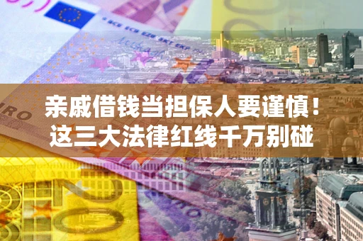 武汉亲戚借钱当担保人要谨慎！这三大法律红线千万别碰