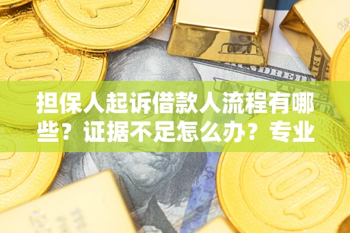 武汉担保人起诉借款人流程有哪些？证据不足怎么办？专业律师解答