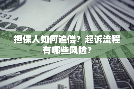 武汉担保人如何追偿？起诉流程有哪些风险？