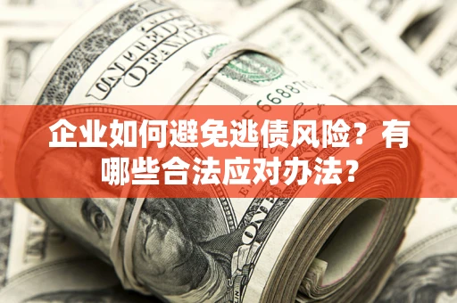 武汉企业如何避免逃债风险？有哪些合法应对办法？