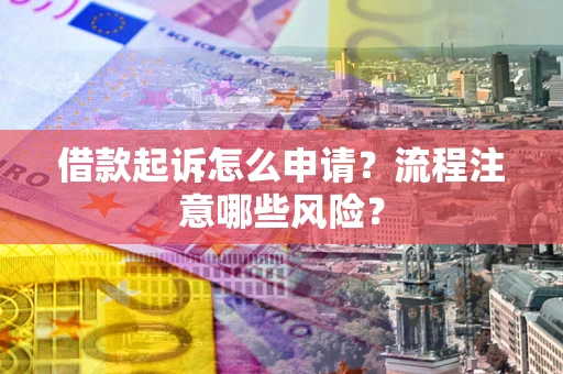 武汉借款起诉怎么申请？流程注意哪些风险？